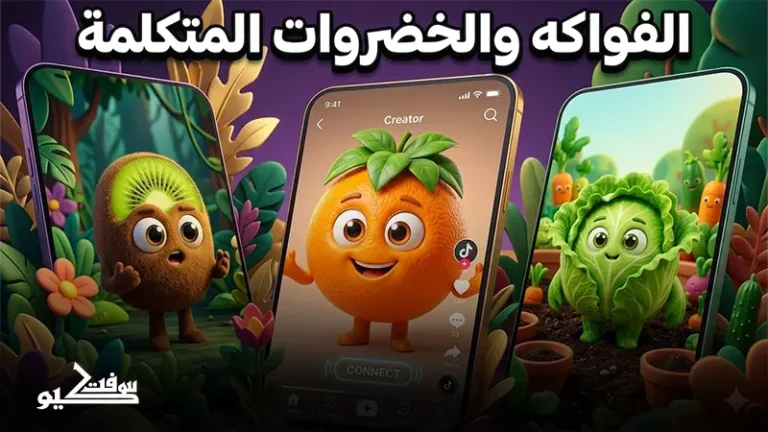 شرح طريقة صنع وعمل فيديوهات الفواكه و الخضروات المتكلمة مجاناً بالذكاء الاصطناعي Ai