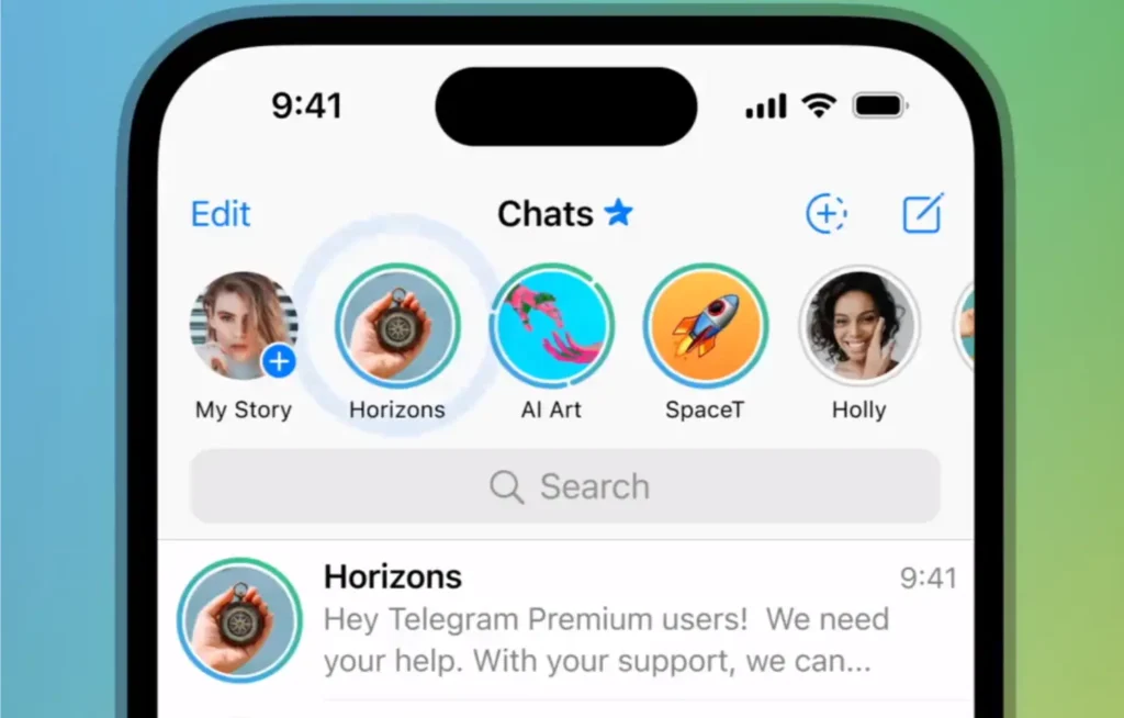 مشاهدة ستوري تليجرام بدون ظهور الاسم
