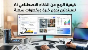 كيفية الربح من الذكاء الاصطناعي Ai للمبتدئين بدون خبرة وبخطوات سهلة